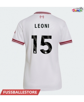 Günstige Liverpool Giovanni Leoni #15 Auswärtstrikot Damen 2026-27 Kurzarm